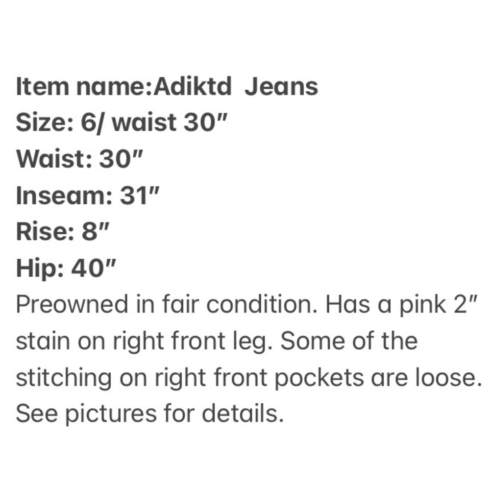 Adiktd Jeans Women's‎ Size 6 Blue Bootcut Embellished Pockets Western Cowgirl - Picture 3 of 15